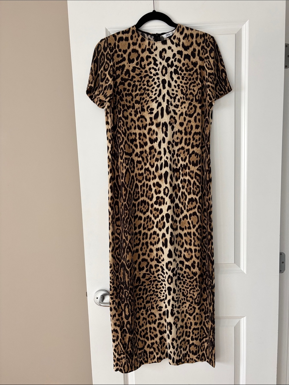 Zara Leopard Print Midi Dress